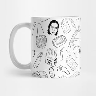 Left 4 dead 2 White and Black Version Mug